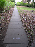 'Path Poem', with Alan Bold. 1976